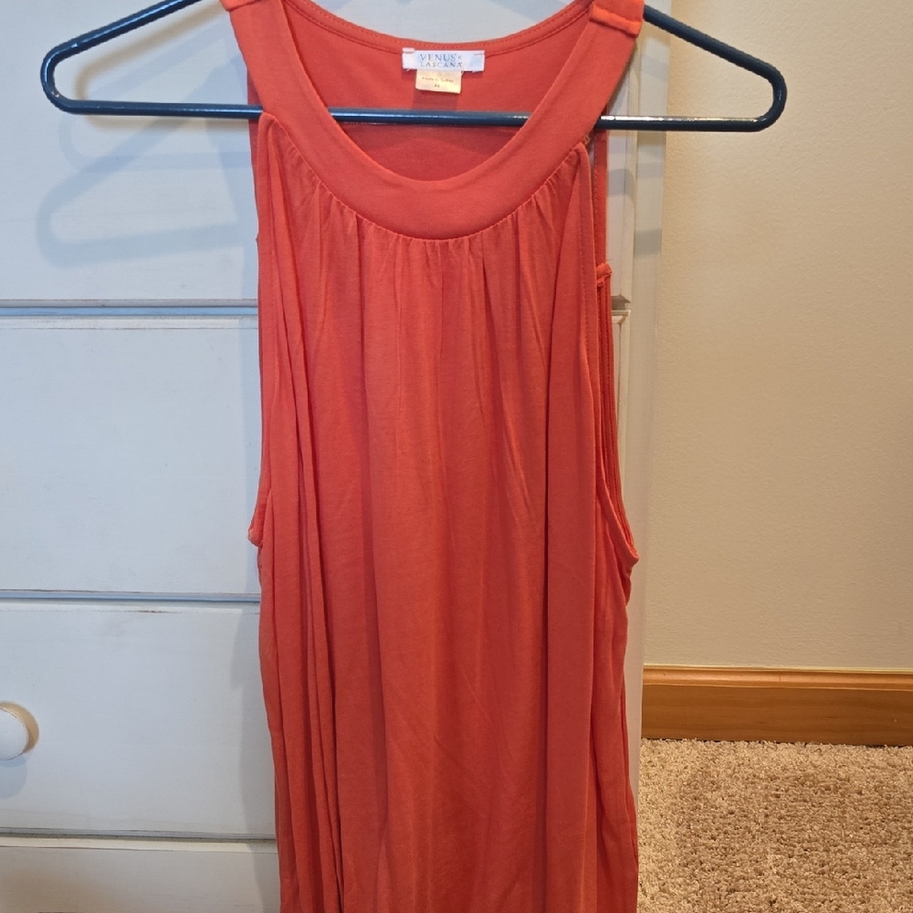 Vince Orange Tank Top